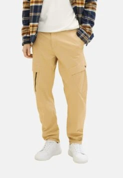 TOM TAILOR Denim Cargobroek - Brown Rice -ZALANDO WINKEL d62429daccb34dc5a72833c769bbc96d