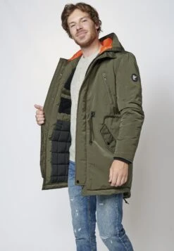 Koroshi Halflange Jas - Kaki -ZALANDO WINKEL d7896220412341de845c765908a7aa74