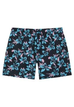 PULL & BEAR Floral Print - Zwemshorts - Black -ZALANDO WINKEL d817e33306d64ac1bc20723fcaadfdc3