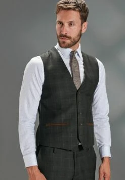 Next Signature Empire Mills Check Standard - Gilet - Green 9 Next Signature Empire Mills Check Standard - Gilet - Green -ZALANDO WINKEL d844051a40df4eaab346e28653b22a14