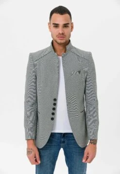 Regular Fit- Blazer - Green Melange -ZALANDO WINKEL d880bd836873454ba34bc2d1695ec1f5