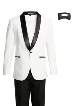 Opposuits Pearly Tuxedo With Bow Tie - Kostuum - White -ZALANDO WINKEL da3955c6abe54c1c9caf5eaf269d7d94