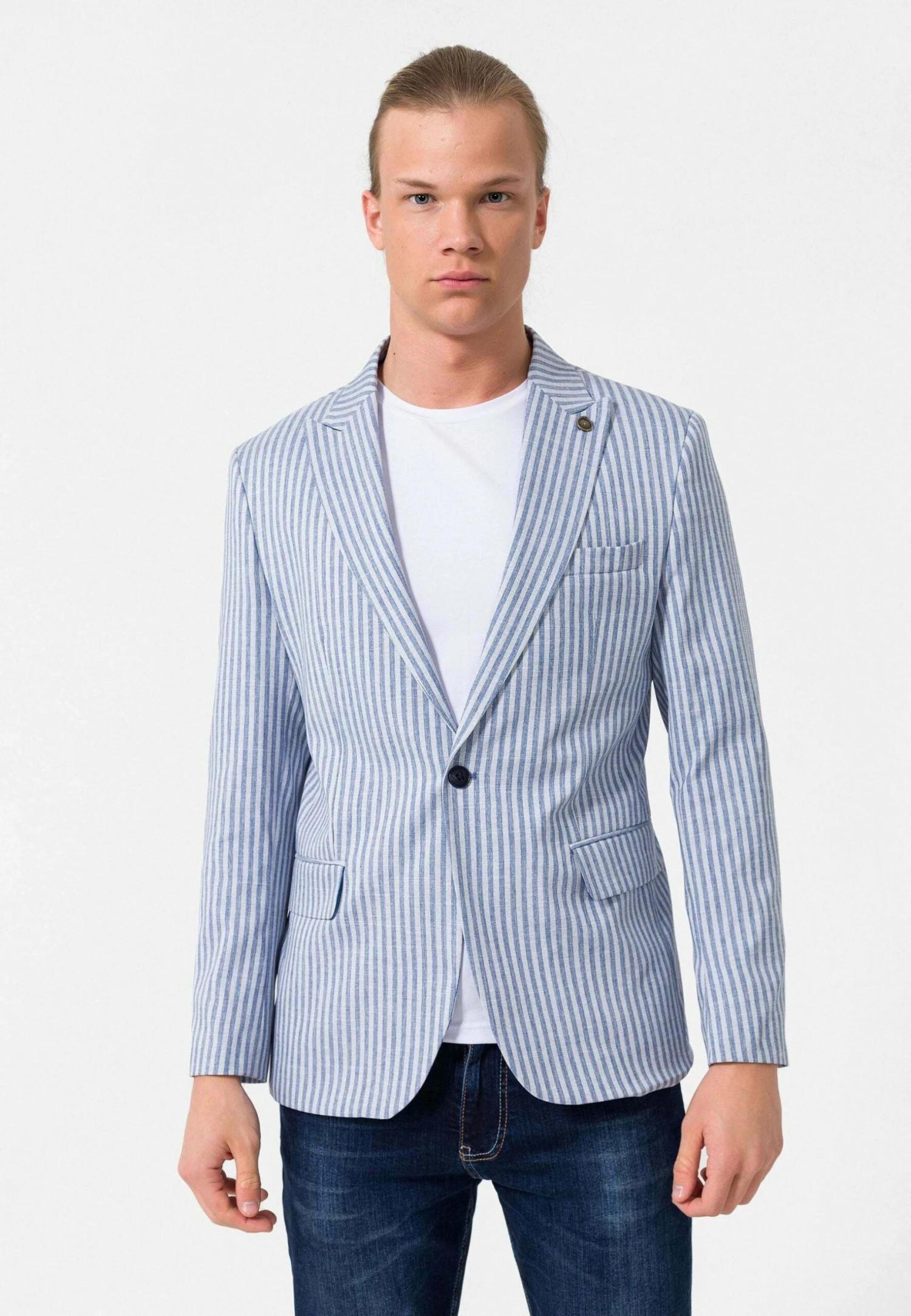Blazer - Navy - White 3 Blazer - Navy - White