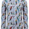 Vogelprint 3122 - Overhemd - Wit/Blauw -ZALANDO WINKEL daf58c12f98c4b81be30a6c20707ee87