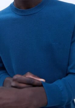 ADOLFO DOMINGUEZ Crew Neck - Trui - Petroleum -ZALANDO WINKEL dbf398de81a14a629ea565f00c45c4aa