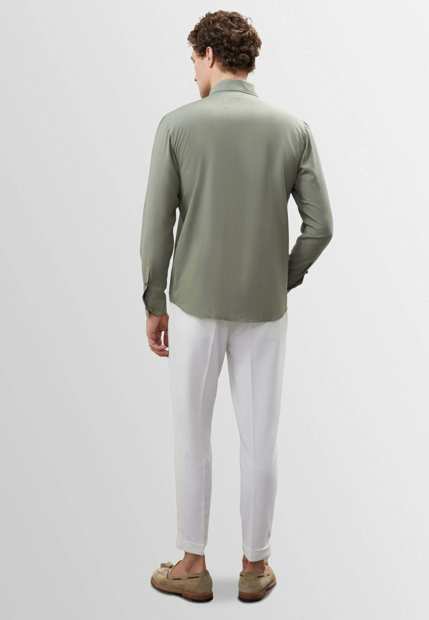 Causal - Overhemd - Light Khaki 5 Causal - Overhemd - Light Khaki - Afbeelding 3