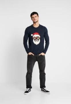 Only & Sons Onsxmas Funny Badge - Trui - Blue Nights 8 Only & Sons Onsxmas Funny Badge - Trui - Blue Nights -ZALANDO WINKEL de870360f1d24ab68b28a8243c1cb565