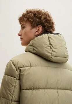 TOM TAILOR Denim Puffer - Winterjas - Dusty Olive Green -ZALANDO WINKEL e2da39099248468f96444eabd80e441d