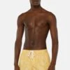 Floral Print- Zwemshorts - Yellow