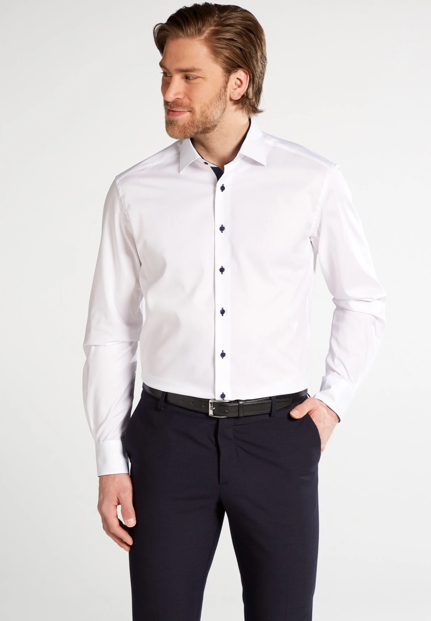 Eterna Fitted Waist - Overhemd - Weiß 3 Eterna Fitted Waist - Overhemd - Weiß