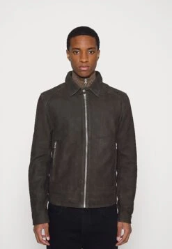 Goosecraft Rod Jacket - Leren Jas - Grape Leaf