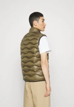 Blauer Basic Roll Stitching - Bodywarmer - Dark Olive Inside Biscuit -ZALANDO WINKEL e4054ab70d5e46f3bde524f7bf2db857