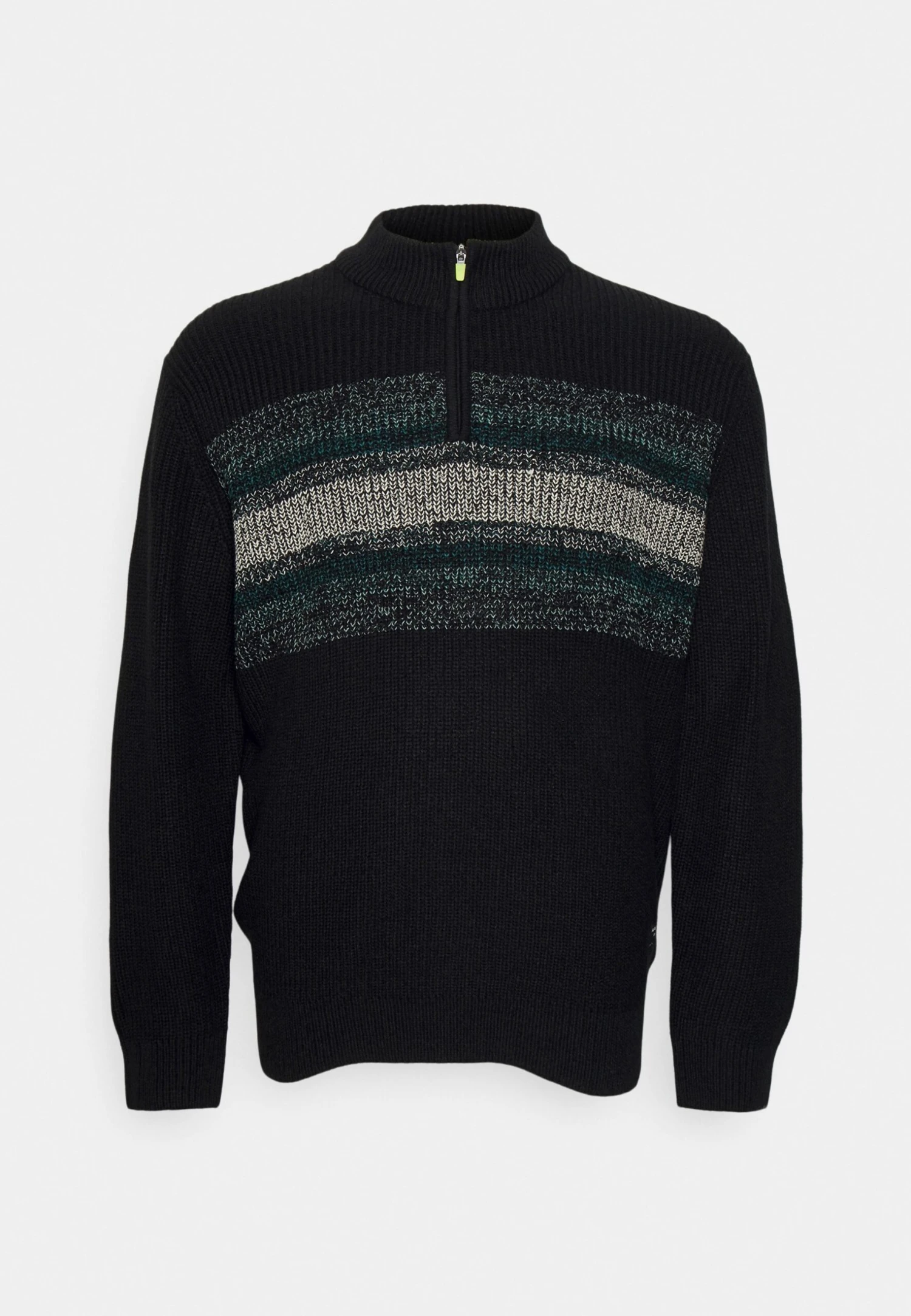 Jack & Jones Jcofriday Half Zip Plus - Trui - Black 7 Jack & Jones Jcofriday Half Zip Plus - Trui - Black - Afbeelding 5