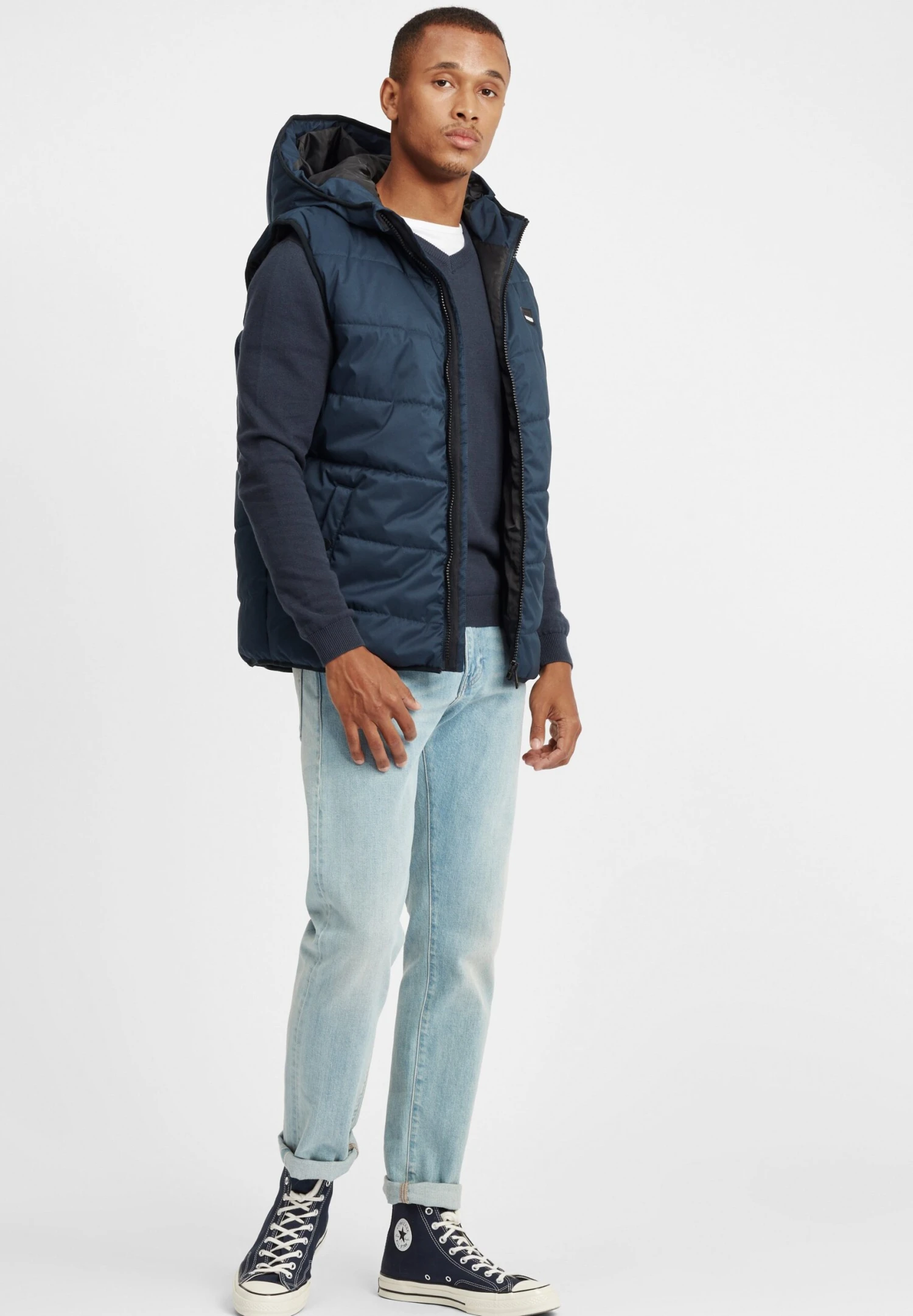 Solid Sdatsu - Bodywarmer - Insignia Blue 4 Solid Sdatsu - Bodywarmer - Insignia Blue - Afbeelding 2