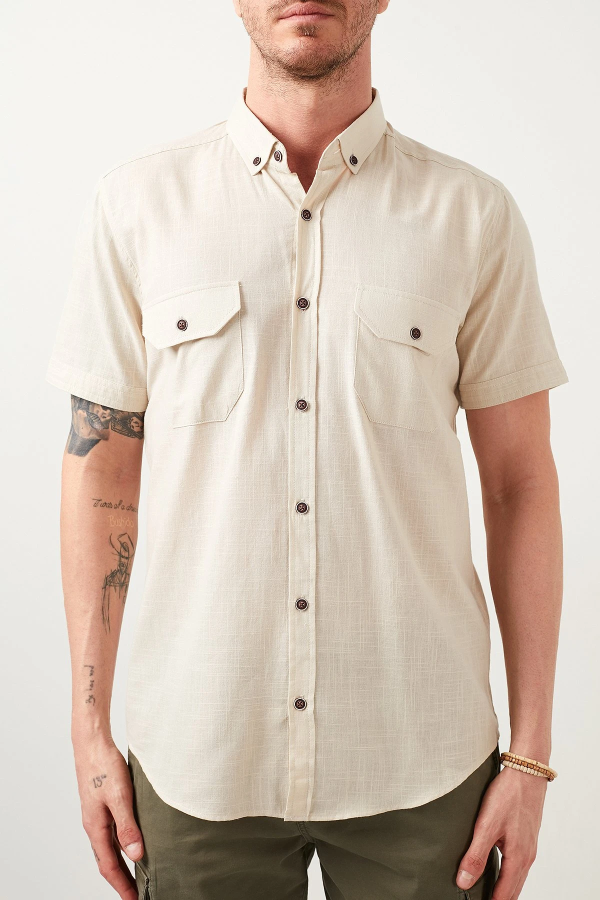 Overhemd - Stone Colored 8 Overhemd - Stone Colored - Afbeelding 6