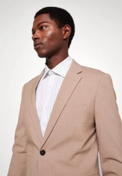 Lindbergh Plain Mens Suit - Kostuum - Beige Mel -ZALANDO WINKEL e617232076b64f76a915d08ebef1e6fc