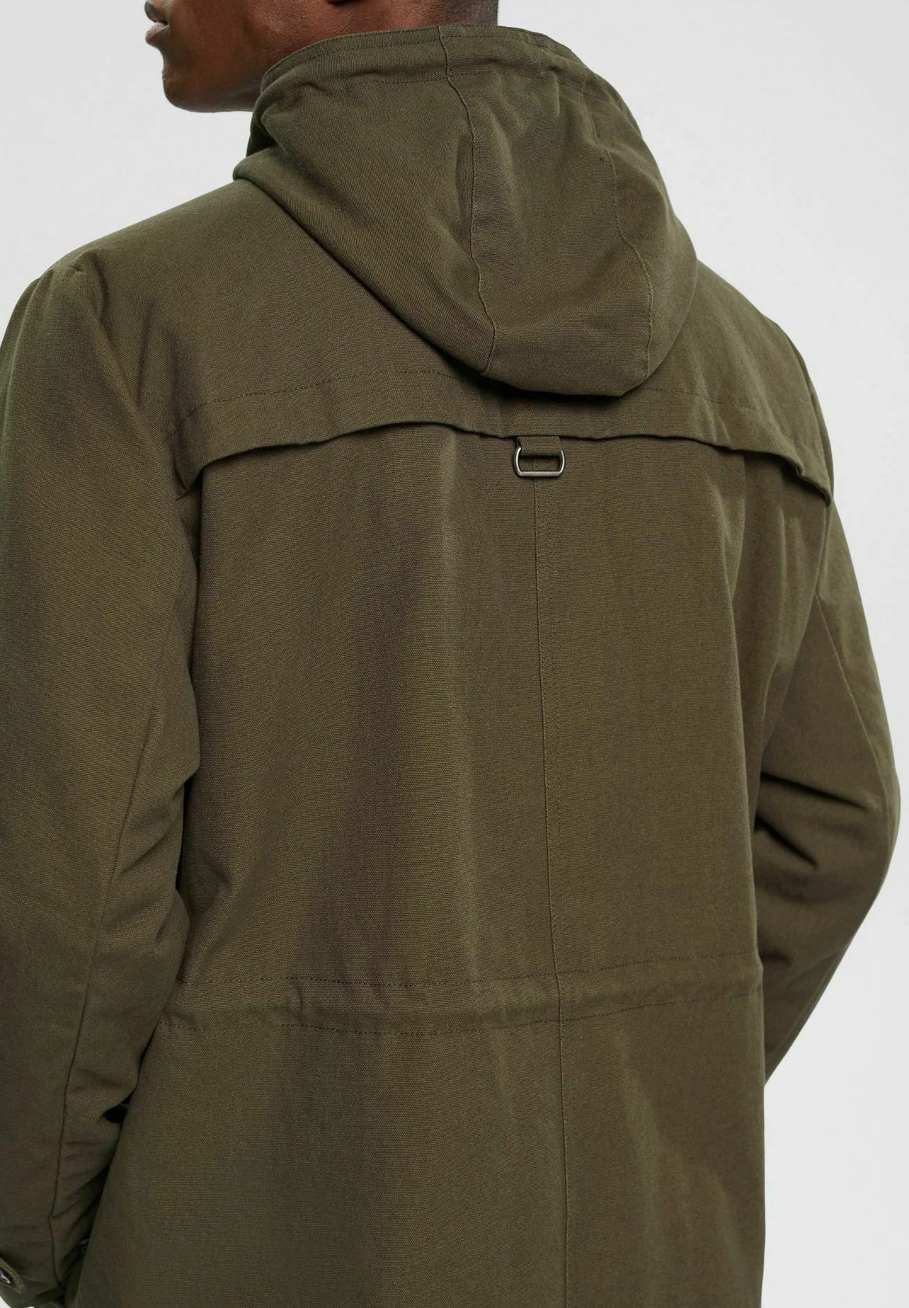 Edc By Esprit Mit Tunnelzugkapuze - Parka - Dark Khaki 7 Edc By Esprit Mit Tunnelzugkapuze - Parka - Dark Khaki - Afbeelding 5
