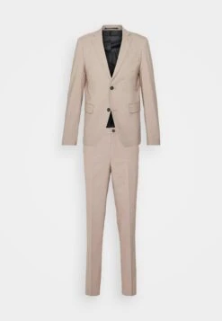 Lindbergh Plain Mens Suit - Kostuum - Beige Mel -ZALANDO WINKEL e6790b7f9f8f44a2834360d344d932a7