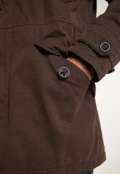 Mo Mimo - Winterjas - Dunkelbraun -ZALANDO WINKEL e68e541f9824407ea6f8efd1bb02f3b1
