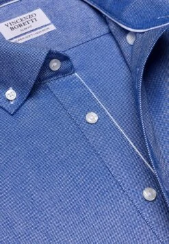 Tailliert Bügelfrei Soft Oxford - Overhemd - Blau -ZALANDO WINKEL e9775e3f89f349bd8b54d1fb8dc52c71