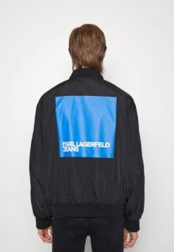 Karl Lagerfeld Jeans Logo Jacket - Bomberjacks - Black -ZALANDO WINKEL e987231e791347448dc506e761a0c12f