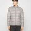 EA7 Emporio Armani Jacket - Gewatteerde Jas - Grigio Chiaro -ZALANDO WINKEL ec4f40a8350f44fa8f5b6633d7a77e47