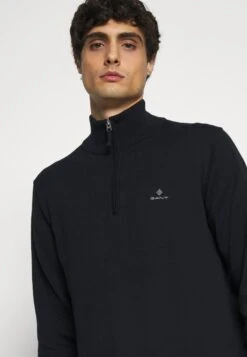 Gant Classic Half Zip - Trui - Evening Blue -ZALANDO WINKEL ec91934571b840a18cbdea50fb3f046d