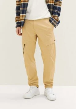 TOM TAILOR Denim Cargobroek - Brown Rice