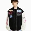 BERSHKA Varsity Patch- Bomberjacks - Black -ZALANDO WINKEL eced104f8aa345aa9e3c5ec40b30fb22