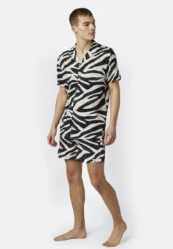 Hunky In Animal Print - Strandaccessoire - Mottled Black -ZALANDO WINKEL edc210a36b82498f87f06494e9a9f089