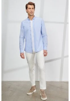 Slim Fit Seersucker - Overhemd - Blue 9 Slim Fit Seersucker - Overhemd - Blue -ZALANDO WINKEL eeffb7f8b662498c9e25c894a750ecd3