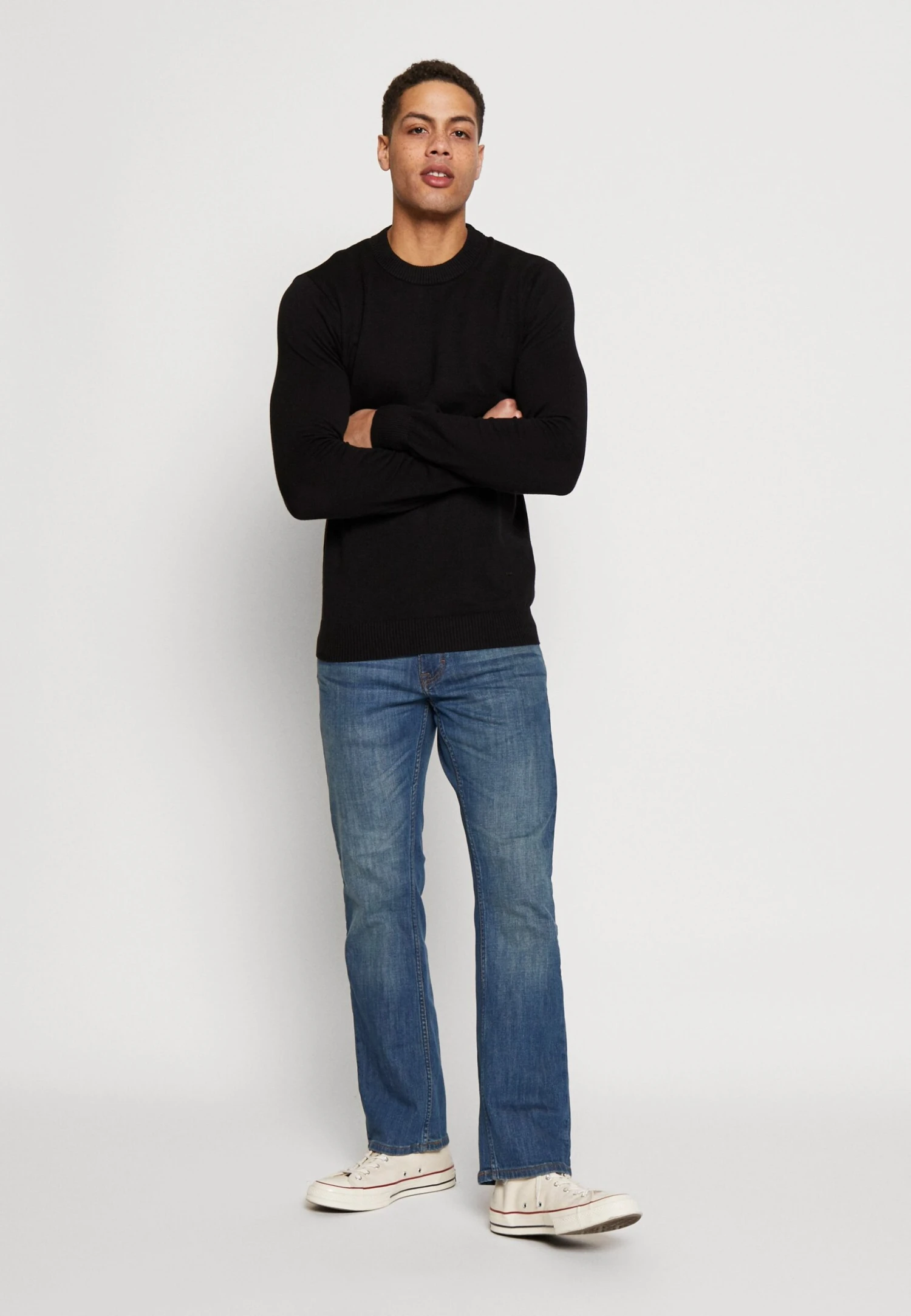 Bertoni Jonas - Trui - Jet Black 4 Bertoni Jonas - Trui - Jet Black - Afbeelding 2