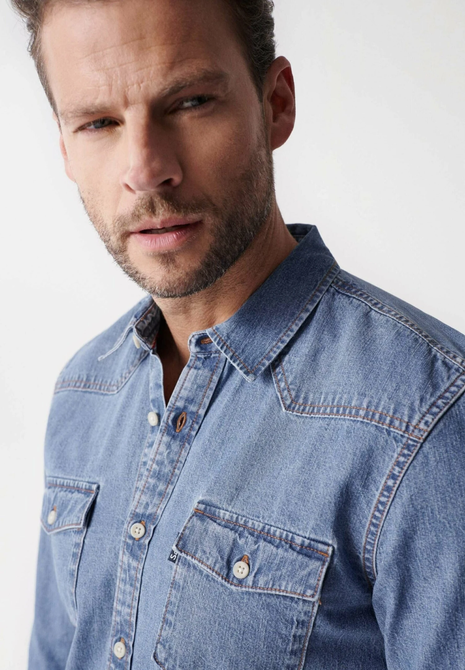 Denmark Slim - Overhemd - Blue 6 Denmark Slim - Overhemd - Blue - Afbeelding 4