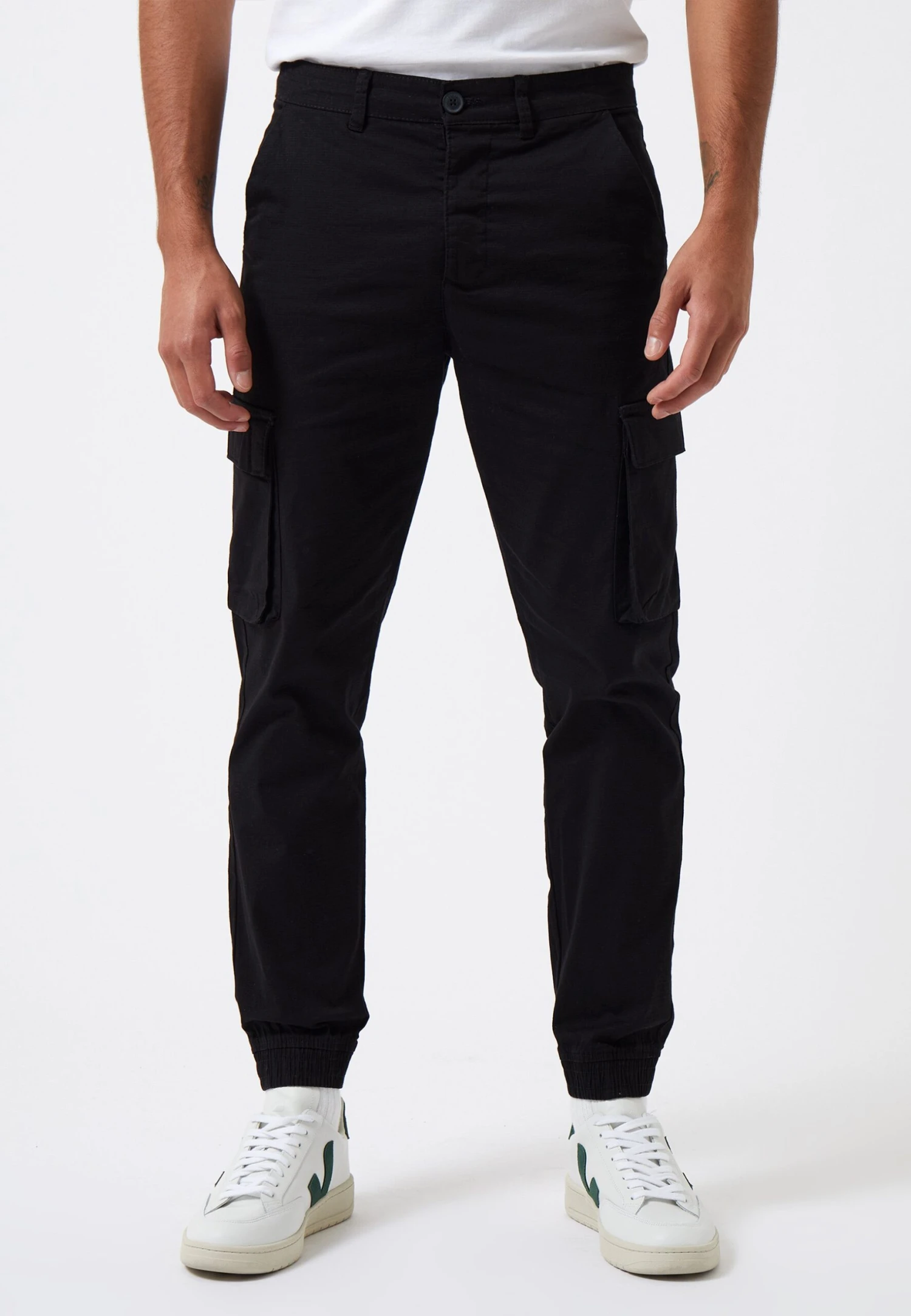 French Connection With Elasitcated Cuff - Cargobroek - Black 3 French Connection With Elasitcated Cuff - Cargobroek - Black