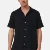 COTTON ON Palma Short Sleeve - Overhemd - Black -ZALANDO WINKEL f10d9dd2fdb54b5fb92d1289e105c802
