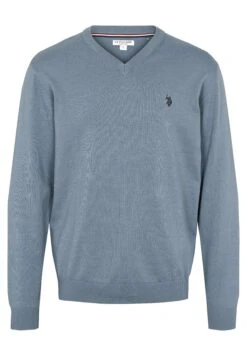 U.S. Polo Assn. Cosmo V-Neck - Trui - China Blue 10 U.S. Polo Assn. Cosmo V-Neck - Trui - China Blue -ZALANDO WINKEL f12a3bdd0c684787b53963ca284b50a8