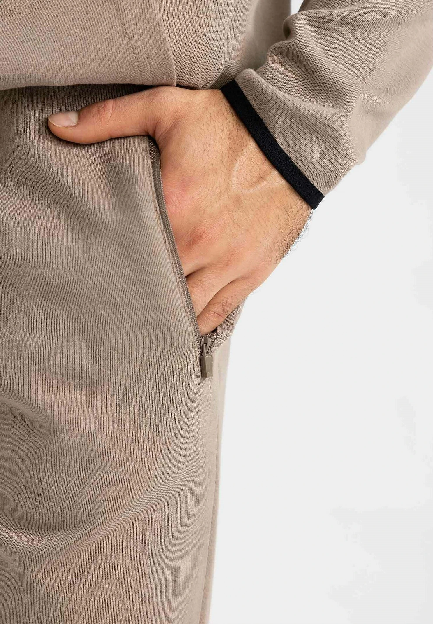 DeFacto Slim Fit- Trainingsbroek - Beige 6 DeFacto Slim Fit- Trainingsbroek - Beige - Afbeelding 4