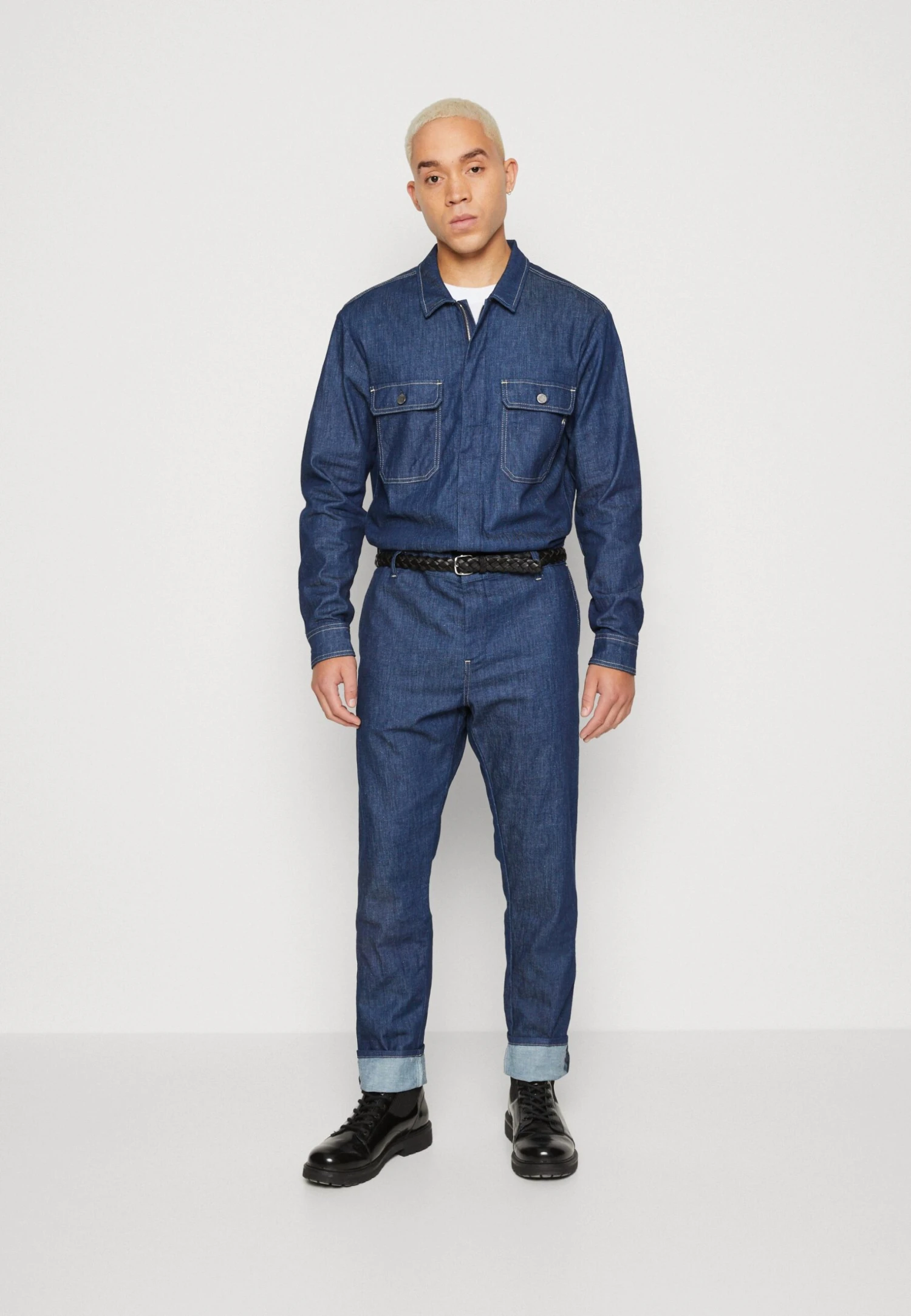 Replay Pants Xlite Plus - Jumpsuit - Dark Blue 4 Replay Pants Xlite Plus - Jumpsuit - Dark Blue - Afbeelding 2