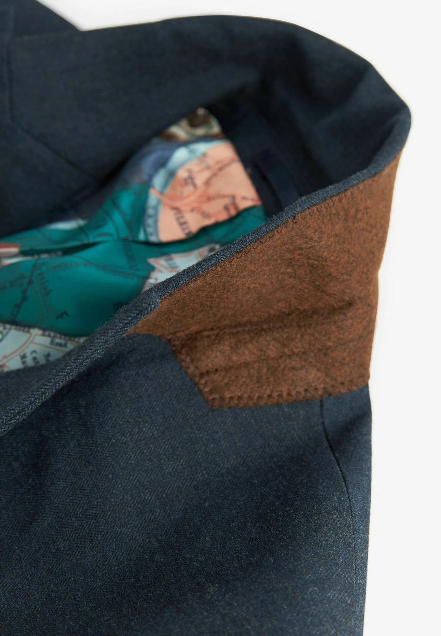 Next Trimmed Herringbone - Colbert - Navy Blue 10 Next Trimmed Herringbone - Colbert - Navy Blue - Afbeelding 8