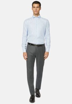 Ultimate Non Iron Regular Fit Striped Dobby- Zakelijk Overhemd - Light Blu -ZALANDO WINKEL f359c3f29e4c46469e5cdb729ee4a041