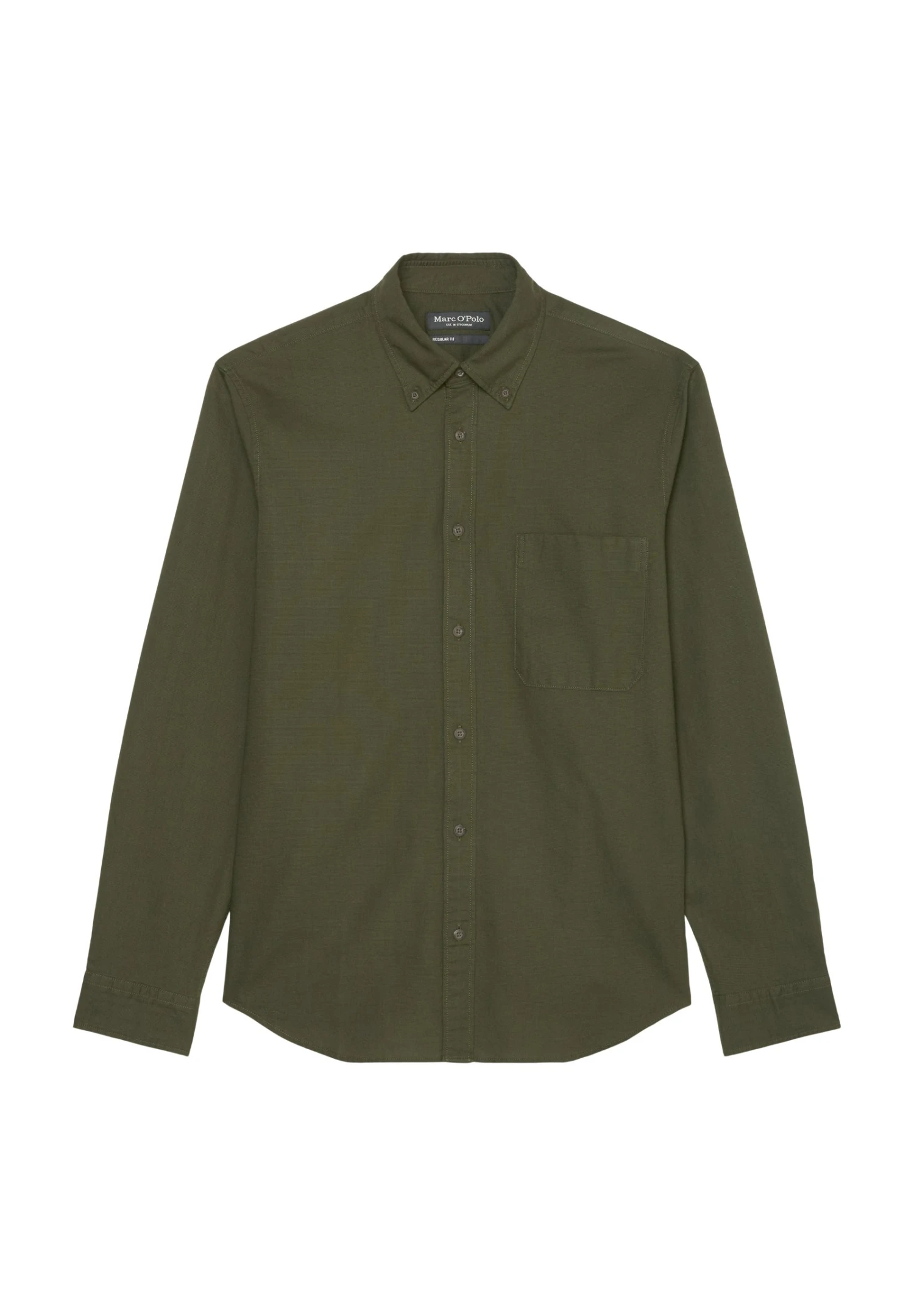 Marc O'Polo Chambray-Langarm Regular - Overhemd - Burnt Leaf 3 Marc O'Polo Chambray-Langarm Regular - Overhemd - Burnt Leaf