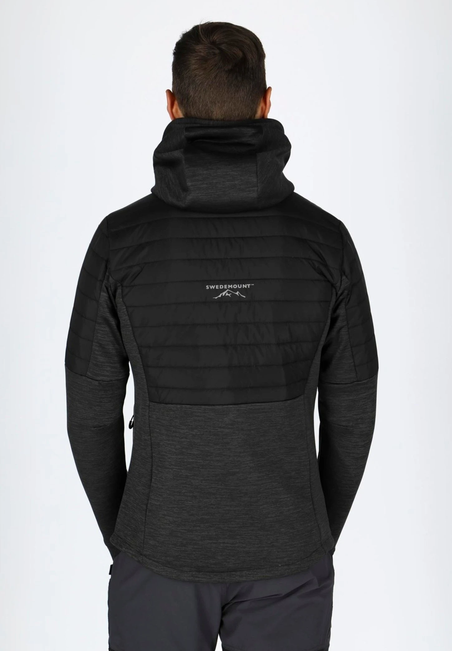 Lofoten Hybrid- Jas - Black Melange Black 7 Lofoten Hybrid- Jas - Black Melange Black - Afbeelding 5
