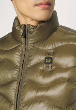 Blauer Basic Roll Stitching - Bodywarmer - Dark Olive Inside Biscuit -ZALANDO WINKEL f45e69d1475f49bc85e21b781497d8c8