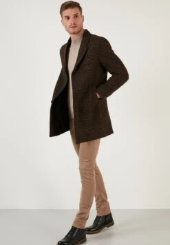 Slim Fit - Mantel - Camel -ZALANDO WINKEL f61ffe86c48045a3b99b4dc3166fd5f1