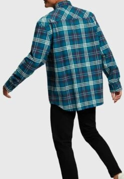 ESPRIT Kariertes- Overhemd - Teal Blue -ZALANDO WINKEL f64ec58292144a0e8e1dcc9fb5d5dbad