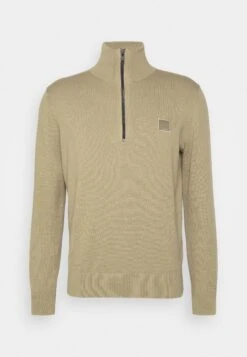 Boss Badge Logo Zip-Through Knit-Troyer - Trui - Light/Pastel Green -ZALANDO WINKEL f8017cc6f00f416fa6e82b14175569f0