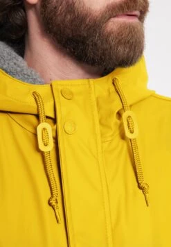 Derbe Trekholm - Halflange Jas - Yellow Grey -ZALANDO WINKEL f8168a573fcd4fd98f2e50c17738a634