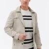 Short Om-Cosc-0101 - Trenchcoat - Light Beige