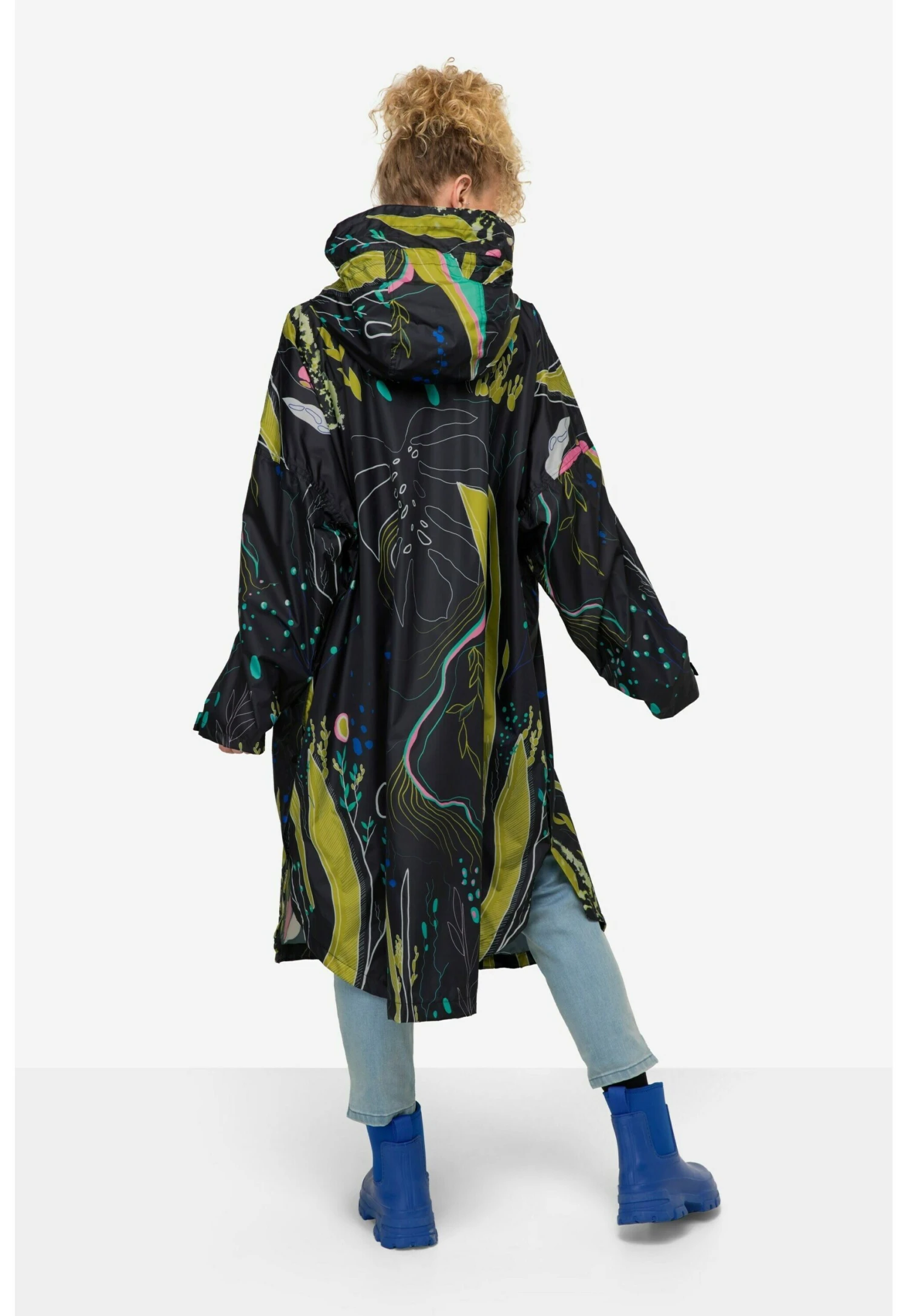 Unisex 3X-Funktion Print Zipper - Parka - Schwarz 5 Unisex 3X-Funktion Print Zipper - Parka - Schwarz - Afbeelding 3