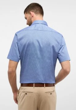 Eterna Bedrucktes Twill Kurzarm Modern Fit - Overhemd - Hellblau -ZALANDO WINKEL fa9e421f63c04713b8d8763997060e91